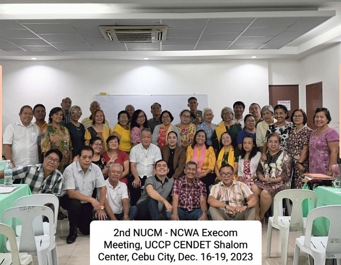 2nd NUCM - NCWA Execom Meeting, UCCP CENDET Shalom Center, Cebu City, Dec. 16-19, 2023