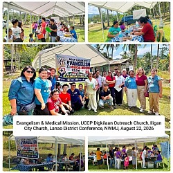 Medical Mission, UCCP Iligan City Church, Lanao District Conference, NWMJ